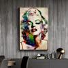 Classic Black and White Marilyn Monroe Canvas Art Posters Wall Prints for Living Room Bedroom Decor