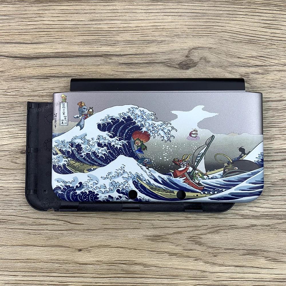 Сменная лицевая панель, чехол для консоли 3DS XL 3DS LL, корпус, верхняя и нижняя крышка корпуса для игровых аксессуаров 3DS XL LL