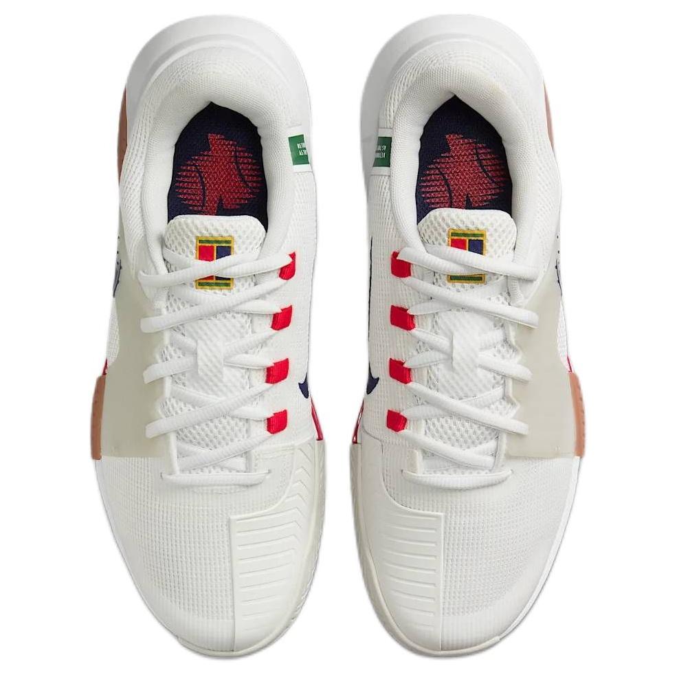 Nike Женские кроссовки Zoom GP Challenge 1 HC Summit White Binary Blue Светло-бежевый Университетский красный FB3148-103