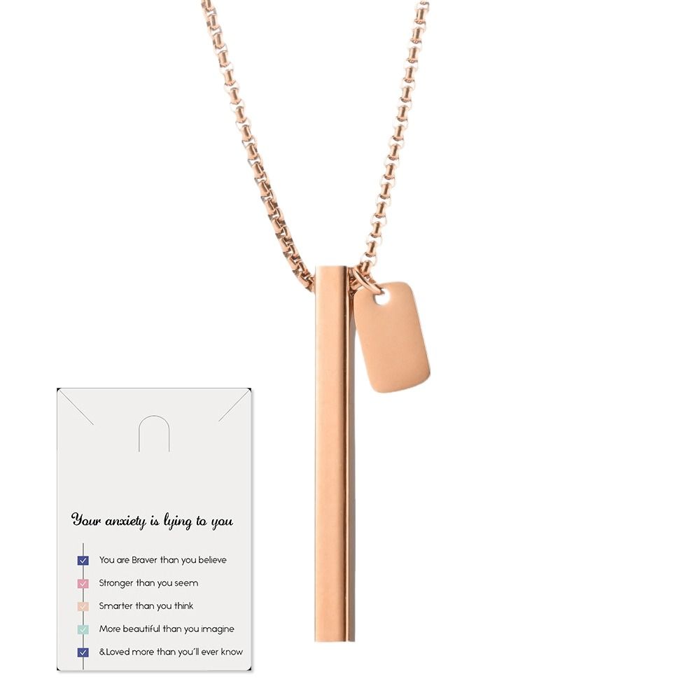 Ожерелье из нержавеющей стали Mindful Anapana для дыхания, стресс, тревога, свисток, ожерелье, йога, спорт