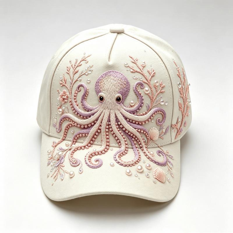 New D Digital Printing Butterfly Baseball Cap Morning Garden Adult Cap Peaked Cap Pastoral