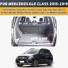 Wearing-Resistant PU Leather Car Trunk Mat For Mercedes Benz GLE Class W166 GLE 350 450 580 2015 2016 2017 2018 2019