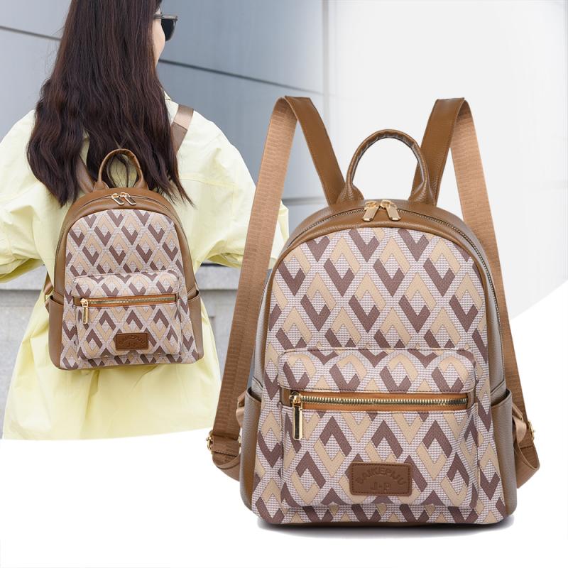 Рюкзак с принтом Женская дорожная сумка большой вместимости Рюкзак для поездок на работу