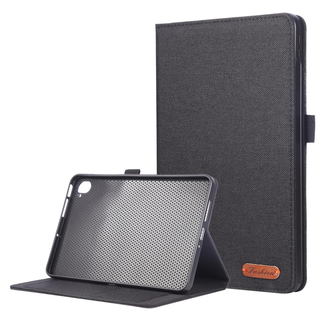 Для Xiaomi Redmi Pad 8.8 2025 Кожаный чехол Держатель для карт Текстура ткани Обложка-подставка для планшета