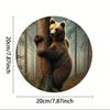 Металлическая жестяная табличка Ретро Декор для стены дома 20x20 см