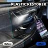 Car Leather Gloss Spray, Restores Shine for Plastic Rubber Vinyl, Visible Polishing Care, Effective Surface Restoration