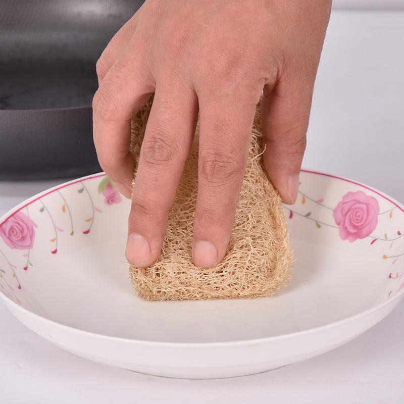 3 шт. мочалка для мытья посуды из люфы, творческая кухонная скребок для овощей, удаление масла, чистящие салфетки