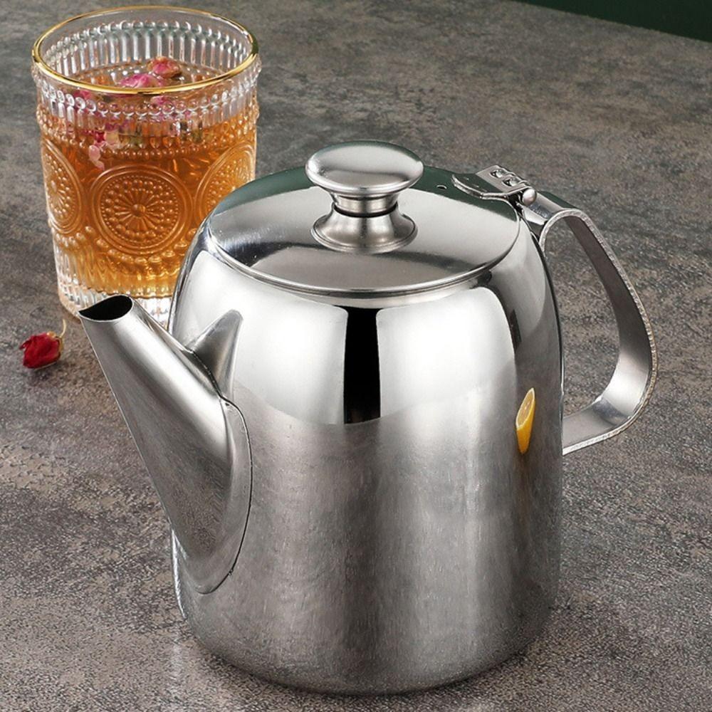 Thickened Stainless Steel Coffee Pot with Handle Cold Kettle Oil Pot Teapot Cafe