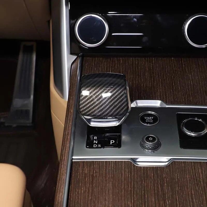 ABS углеродное волокно для Land Rover Range Rover Vogue L460 2023, автомобильная ручка переключения передач, накладка, наклейка, аксессуары