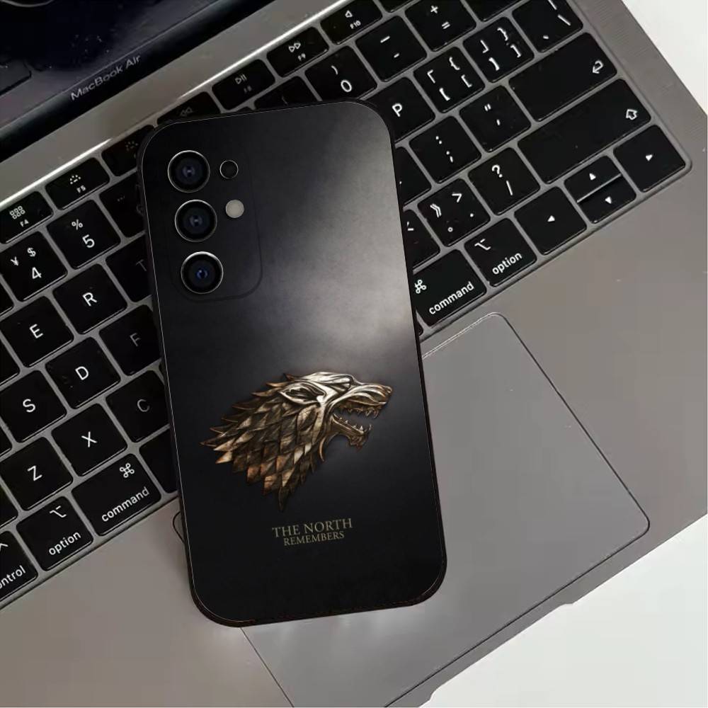 W-Зима Идет S-Stark-ES Чехол Для Телефона Для Samsung S25,S24,S21,S22,S23,S30,Ultra,S20,Plus,Fe,Lite,Note,10,9,5G Черный Чехол