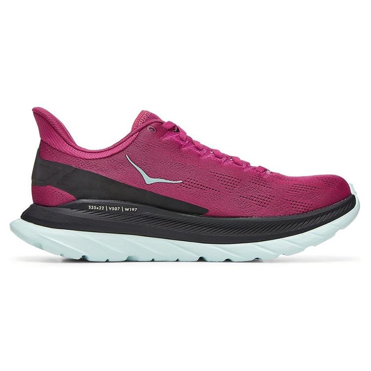 HOKA One One Кроссовки для бега Mach 4 с низким верхом Женские кроссовки для бега Фиолетовые 1113529-FFBL