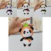 Adorable Plush Panda Keychain Avocado Short Plush Stuffed Animal Doll Bulk