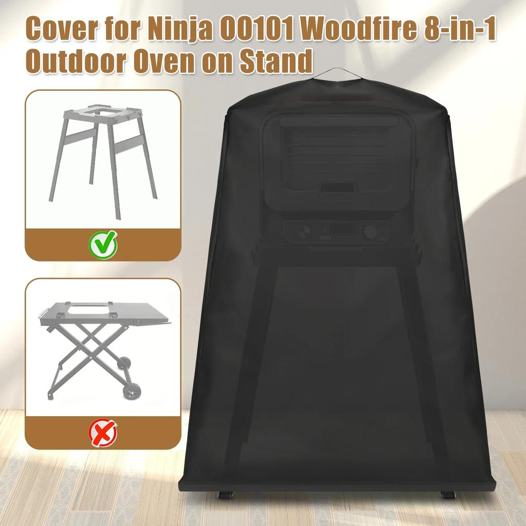 Чехол для пиццепечи для Ninja OO101 Woodfire 8-в-1 уличной пиццепечи Ткань Оксфорд Водонепроницаемый Пылезащитный Чехлы Аксессуары для барбекю Новинка