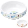 Maruku Paju Side Deep for Ages Dishwasher and Microwave Suitable for Nursery School Reinforced Floral 115US [11.5cm Easy-Scoop Dish] (Official)