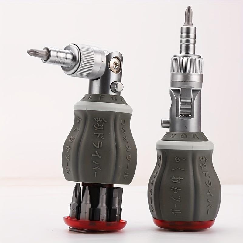 Многофункциональная отвертка с храповым механизмом 8 в 1, многофункциональная магнитная отвертка, профессиональная угловая отвертка, инструмент для ремонта