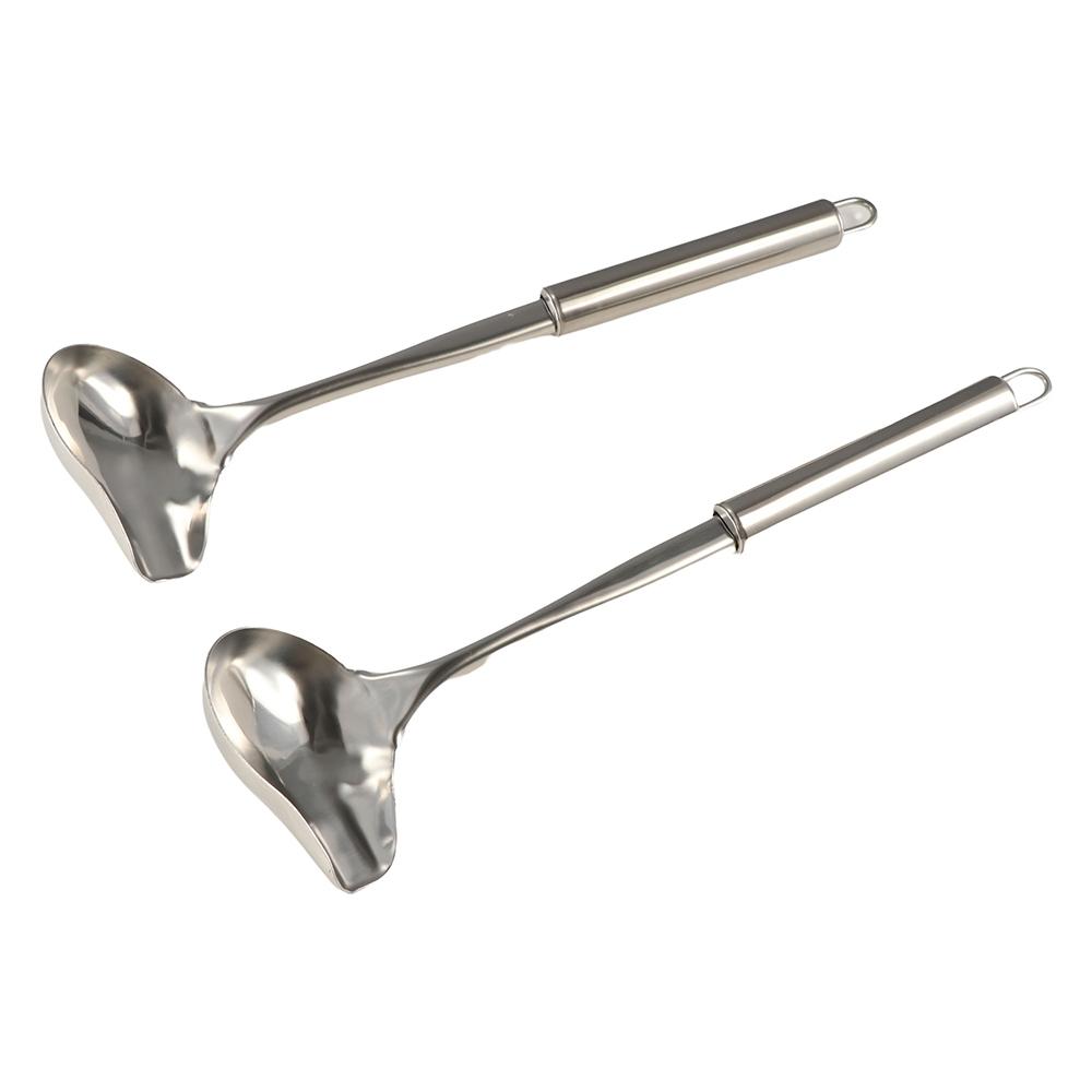 Sauce Tool Duck Mouth Shaped Hot Pot Soup Spoon Creative Long Handle Soup Sauce Spoon Hanging Rustproof Tableware Scoop Hot Pot