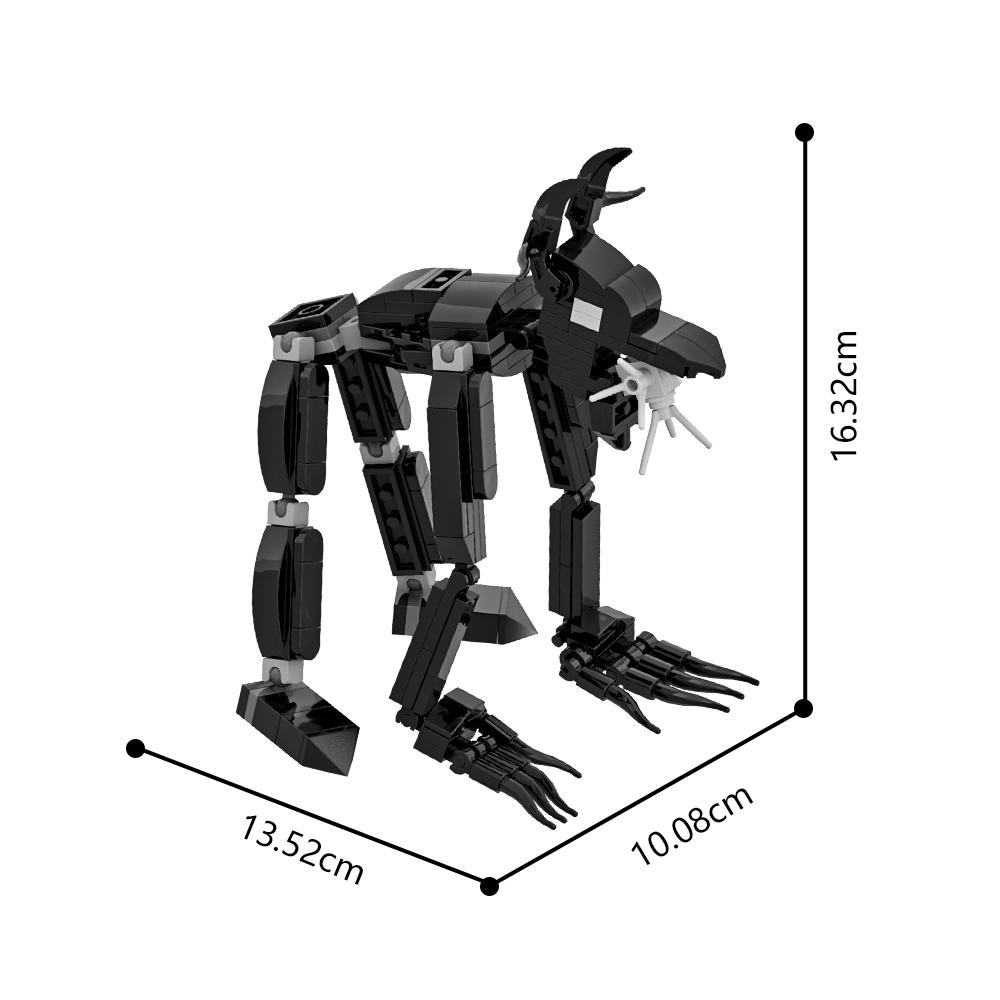 MOC Игра Robloxes Грейс Фигурка Модель Строительные Блоки Сущности Бульдозер Слайт Галерея Элкман Монстр Кукла Кирпичики Игрушка Подарок