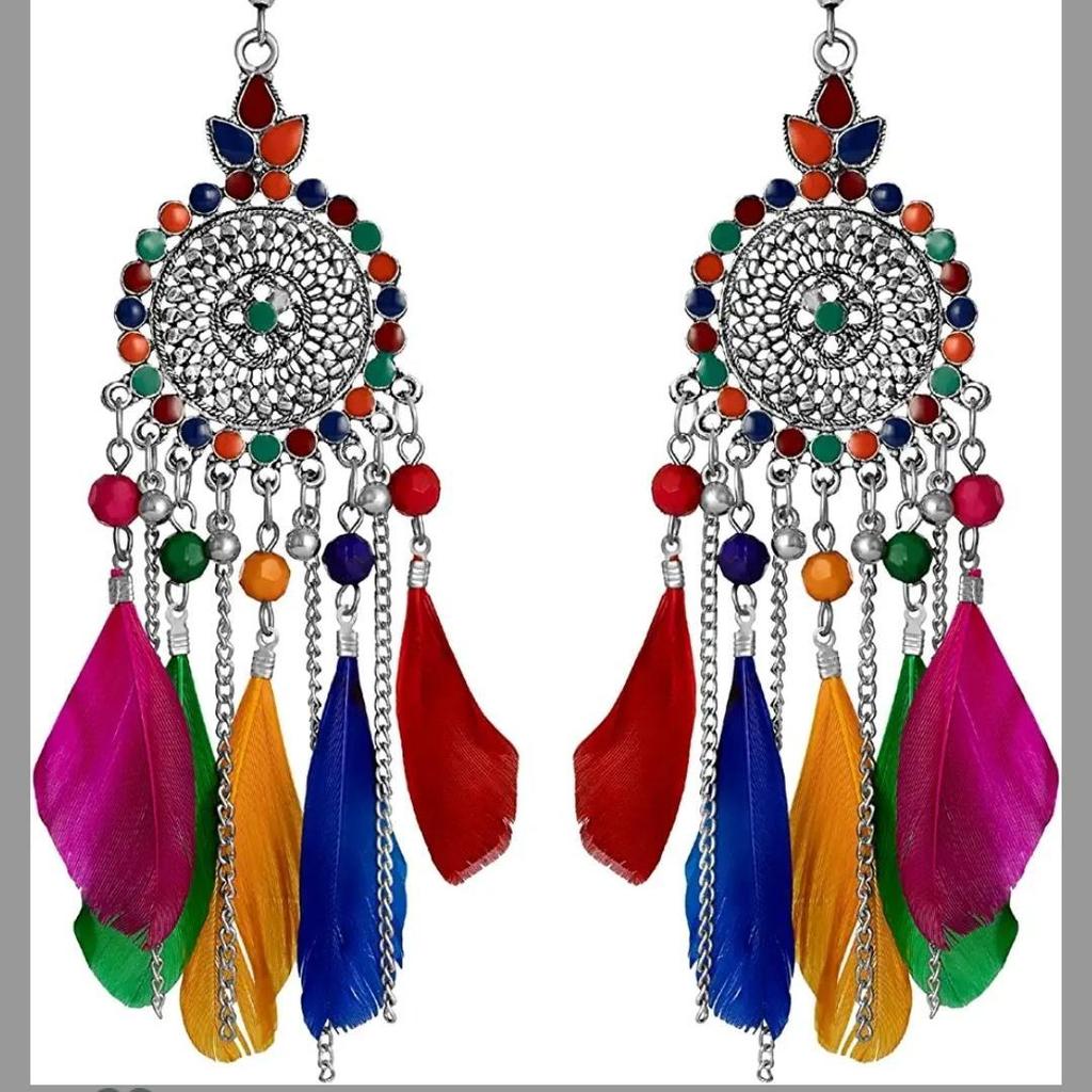 Серьги из латуни и серебра с оксидированием для женщин и девочек, стильная, модная эксклюзивная коллекция, 100% приятный для кожи продукт для сережек