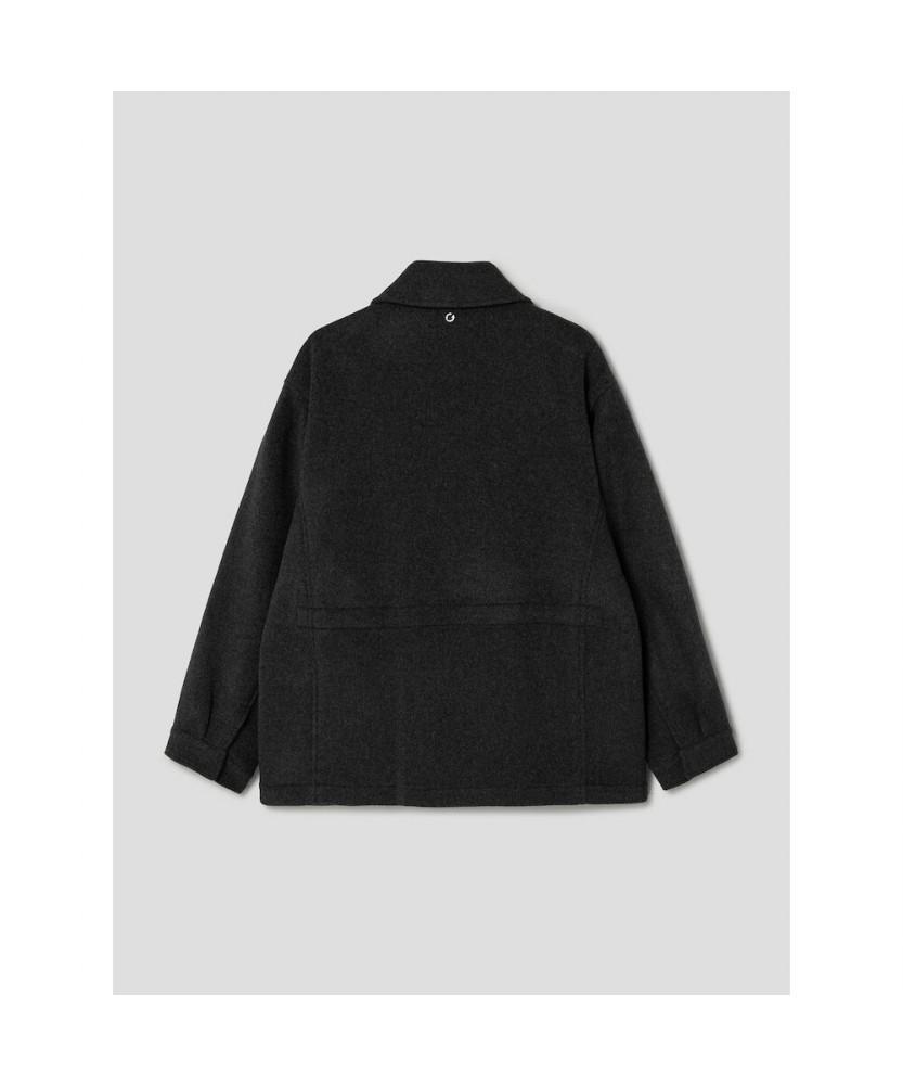 Shift.G Wool Blended Overfit Safari Ash