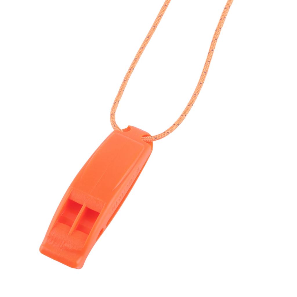10 Pcs Safety Whistle Emergency Whistle With Rope Orange For Camping Hiking Hunting Fishing