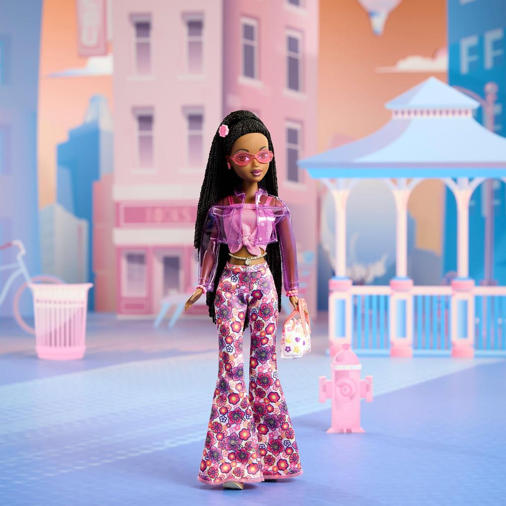 barbie Кукольный домик My Scene Jai Signature Black для ролевых игр для детей от 6 лет и JBH84 Игра в переодевание, Вверх,