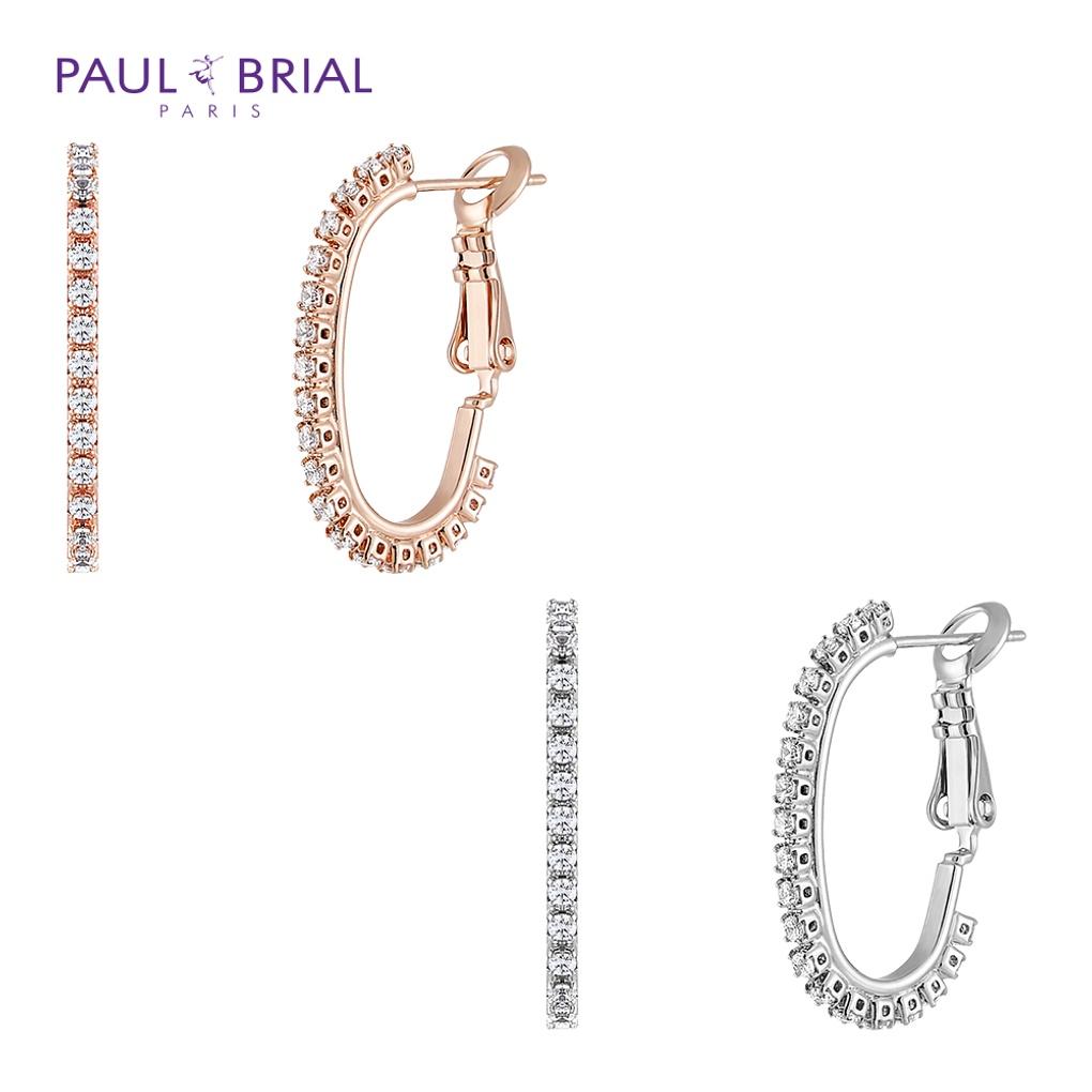 PAULBRIAL PYBE0215 Серьги Aura с застежкой-щелчком