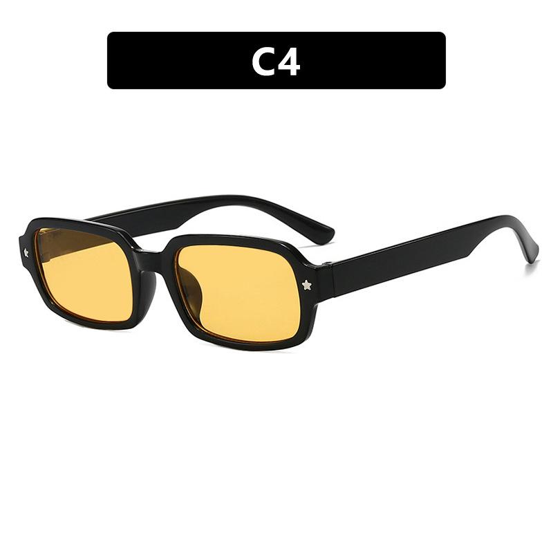Classic Brand Designer  Luxury Small Frame Square Sunglasses Women For Men Vintage Punk Sun Glasses Popular Hip Hop Shades Uv