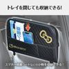 SEIWA Автоаксессуары Столик на заднее сиденье Hello Kitty Большой задний лоток KT560 Черный HELLO KITTY Широкая ткань Многофункциональный крючок Карман для хранения Подстаканник