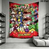 Name Custom Mega man Anime Wall Tapestry Aesthetic Wall Hanging Printed Fabric Blanket Decorative Tapestries for Bedroom Living Room Home Decor