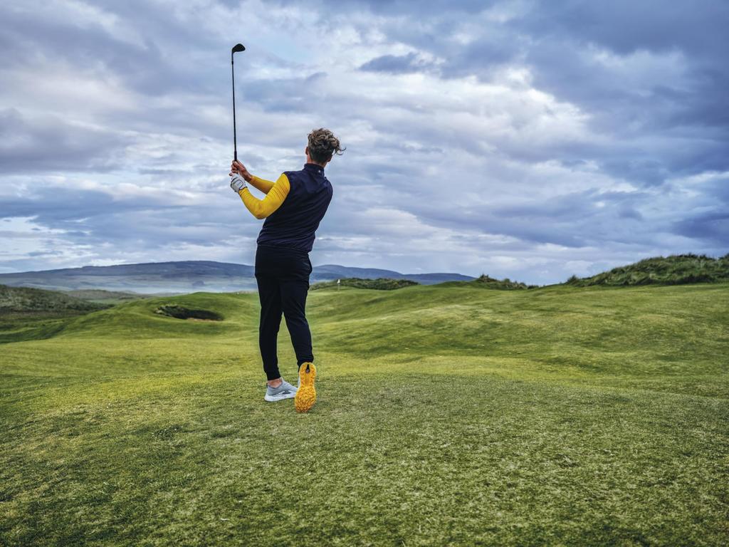 GOLF BIOM H5 Водонепроницаемая обувь для гольфа из натуральной кожи 13801401539 WILD DOVE см 3E [Echo] Мужская 25.0