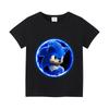 Sonics Tshirt Shortsleeved Clothing for Children Soft Cotton Casual Tshirt Tshirts for Children and Girls Tshirts Clothing