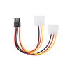 4p to 6p Power Cable Graphics Video Card 4 Pin Molex to 6 Pin PCI-Express PCIE Power Supply Cable Cord