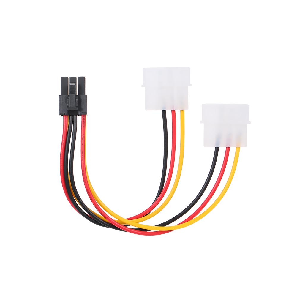 4p to 6p Power Cable Graphics Video Card 4 Pin Molex to 6 Pin PCI-Express PCIE Power Supply Cable Cord
