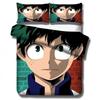 New My Hero Academia Bedding Set Duvet Covers Pillowcases Cartoon Anime Comforter Bedding Sets Bedclothes Bed Linen