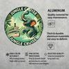1pc Jungle Cruise Vintage Round Metal Sign 8x8 Inch Aluminum Wall Art for Home Office Decor Ideal Gift for Bar Cafe Outdoor