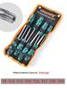 Plum Cross, Star, Spline, Hex Screwdriver Set: T15, T20, T25, T27, T30, T40