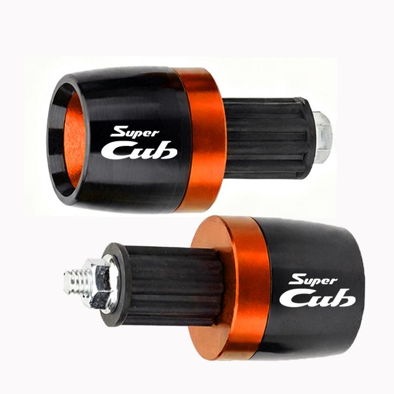 Motorcycle metal accessories handlebar plug handle shock absorber device For Honda Super CUB C70 90 110 C125 CT125 Accessories