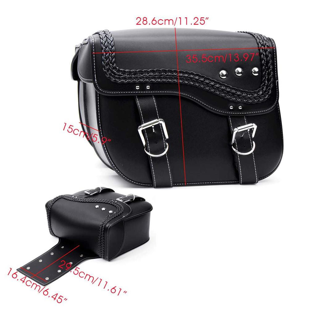 Motorcycle SaddleBag Large Capacity Motorbike Side Bags Storage Tool For Universal Motorbike B54775