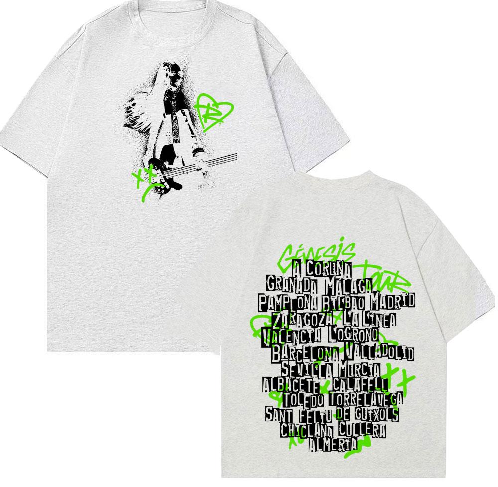 2025 Summer Singer Ruslana Album Flat Tshirt Mens Fashion Pure Cotton Aesthetic Tshirt Hiphop Pop Music Casual Tshirt