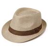 Straw Hat Men's Sun Hat Gentleman's Top Hat Summer Outdoor Sun Protection Breathable Cool Hat Sun Hat