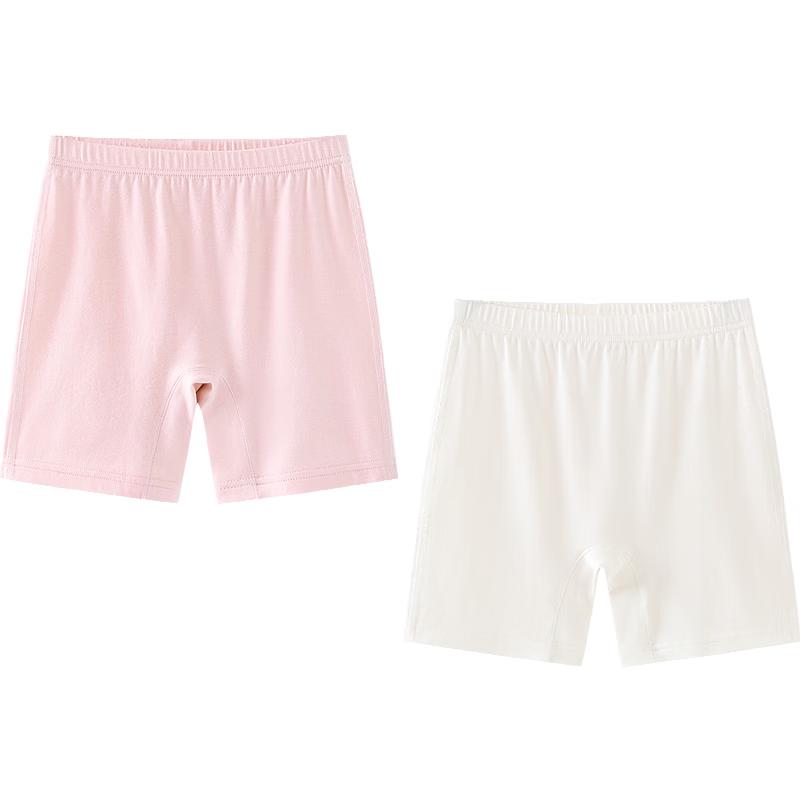Minibala Girls' 2-Pack Cotton Blend Shorts