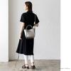 [VITAFELICE] Vita Felice piping 2way mini tote bag ladies inb-10044p (metallic)