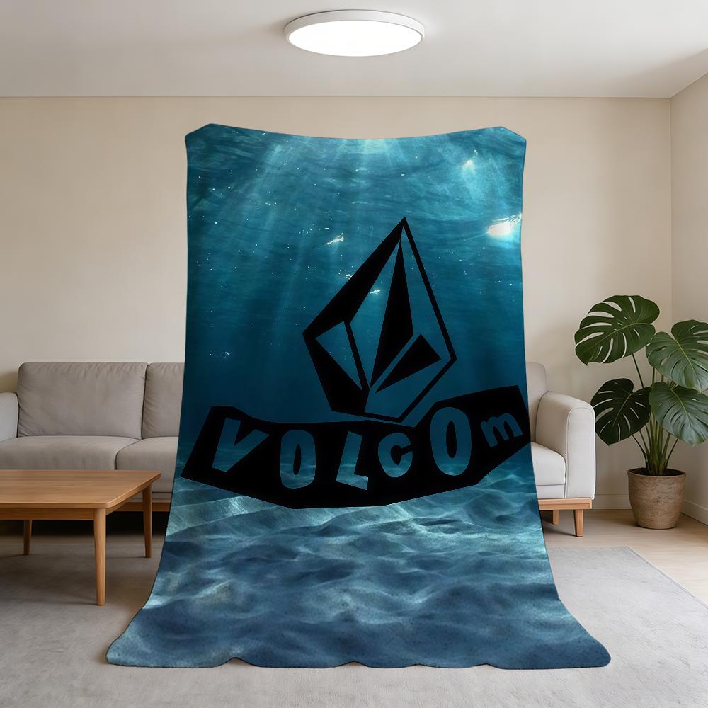 Blanket Super Warm V-Volcom-ES Comfortable Fashion Plush Throw Blanket Child Home Sofa Bedroom Brand Gift