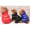 Зимняя модная теплая однотонная мягкая куртка для четвероногих собак и щенков, одежда для домашних животных