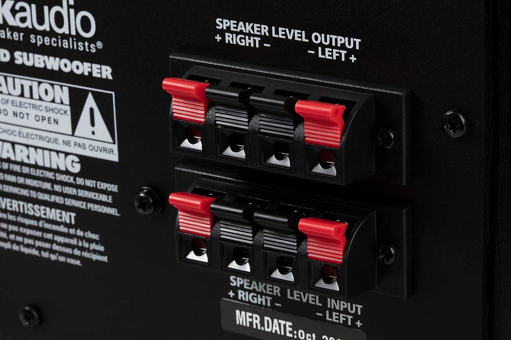 POLK AUDIO Subwoofer Black Ash PSW10