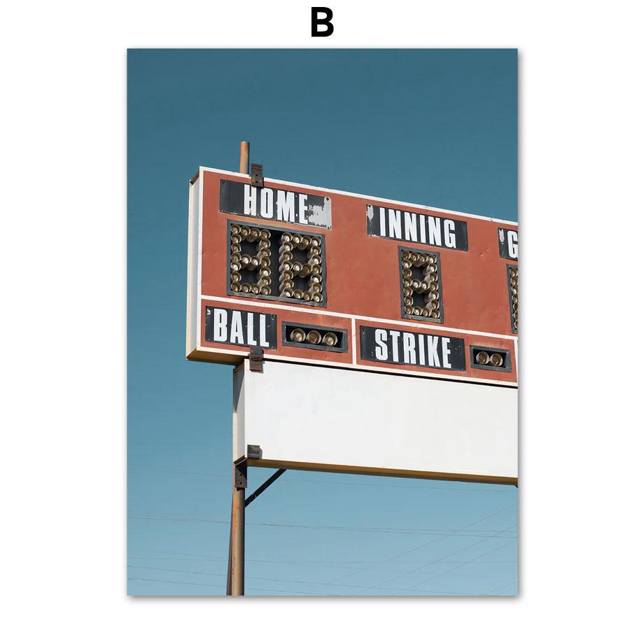 Баскетбольная площадка, спортивный фитнес-плакат, настенная живопись на холсте, скандинавская фреска, молодежная комната, стадион, декоративная печать, изображение