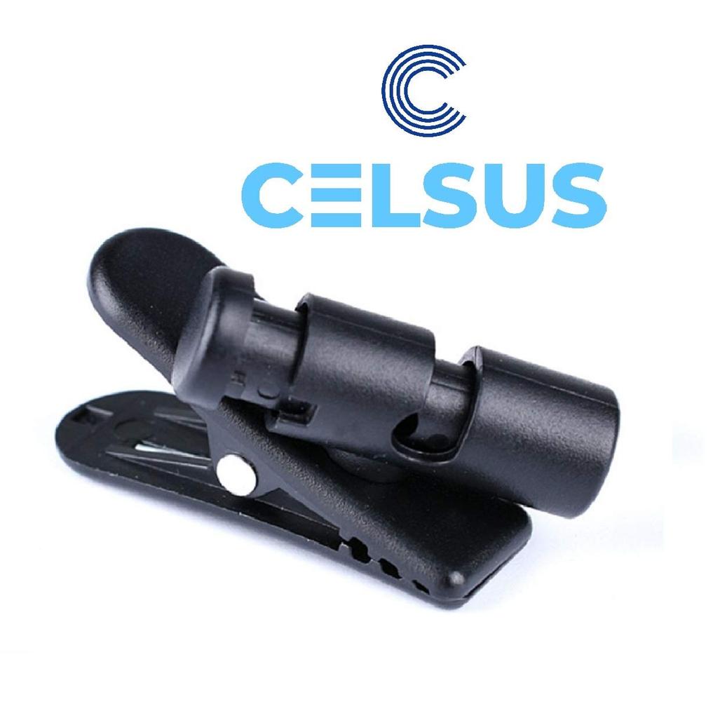Earphone Cable Clip for Earphone and Microphone Cables [CELSUS] (2 Pieces)