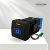 12V Push Switch ON-OFF Momentary Button for Toyota LandCruiser 300 Corolla RAV4 Camry Hilux Fog LED Light Bar Camera Garage Horn
