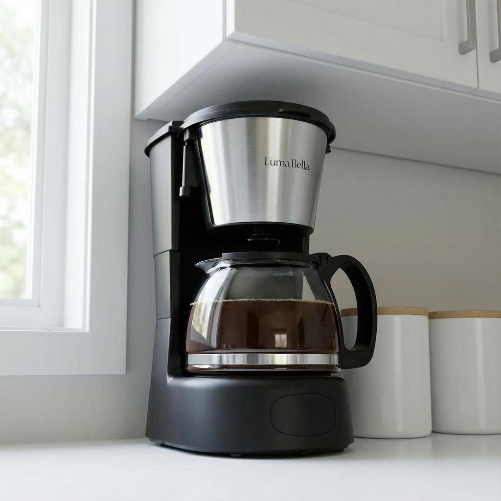 Полуавтоматическая европейская капельная кофеварка на 6 чашек, чайник на 750 мл