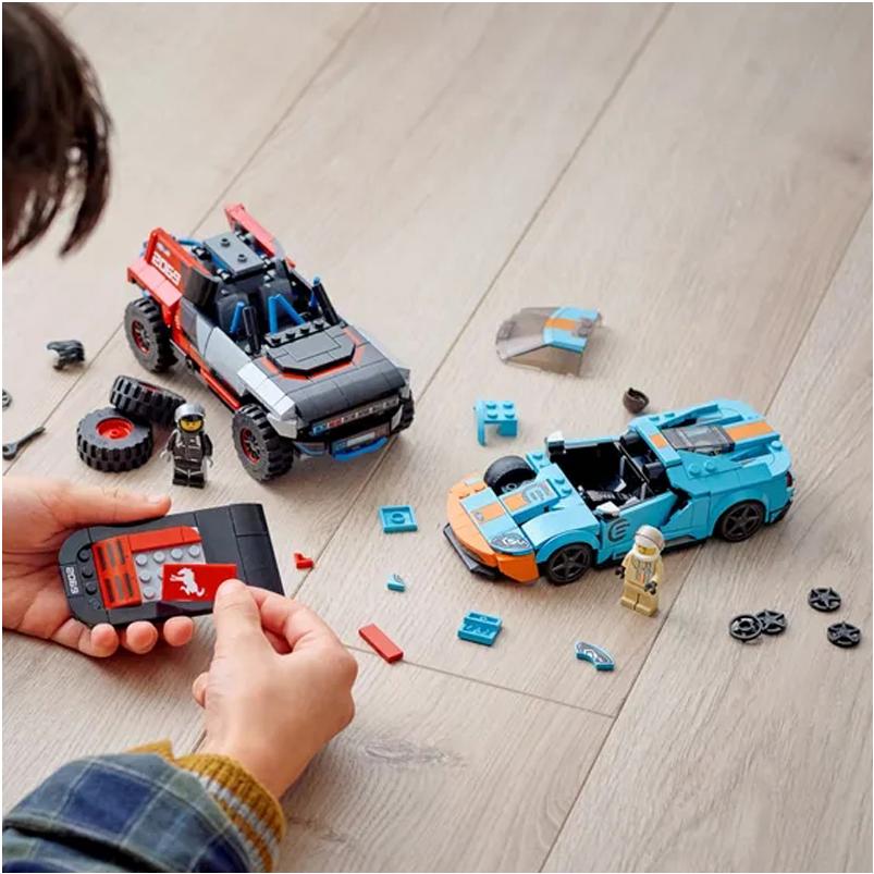 LEGO Speed Super Racing Collection Ford GT Heritage Edition And Bronco R Building Blocks 601 1000pcs 76905
